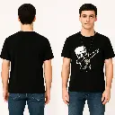 Black t shirt back and front [ T0022].webp