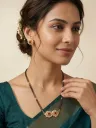 Ruby Pearl Mangalsutra Set